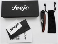 DEEJO 27G LOCK BACK KNIFE in BOX