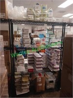 Rack and Contents- Medical Collection Kits