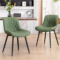 SEALED-YOUNUOKE Dining Chairs Set of 2 Mid Century