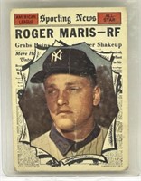 1961 Topps Roger Maris Baseball #576 Card