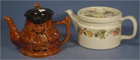 Two various English ceramic teapots