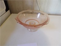 Pink Depression bowl