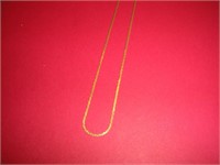 14 Karat Gold Necklace  16 Inches Long
