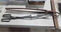 2 ANTIQUE PAIRS OF TONGS