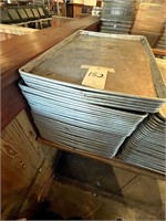 *LOT*(36)ALUMINUM SHEET CAKE PANS