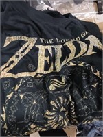 Size Large The Legend of Zelda Logo Graphic Tee,