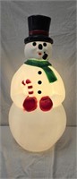 Vintage Christmas Snowman Blow Mold