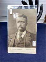 Presidential postcard unused Theodore Roosevelt