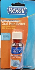 REXALL Oral Pain Relief Max Strength 14.7ml-05/25