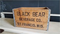 Black Bear Wooden Box St Francis Wis