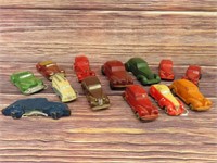 Lot of Rubber Cars