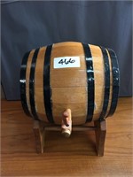 Vintage Wooden Wine Barrel