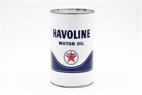 TEXACO HAVOLINE MOTOR OIL IMP QT CAN