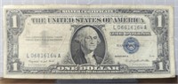 Silver certificate 1957 $1 bank note