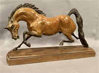 Fine Anna Debska Bronze Horse Sculpture