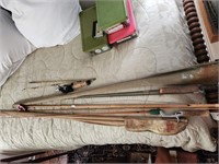 Vintage Fishing Rods, Spinning Reel & More