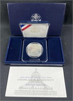 2000 US Proof Silver Dollar, Library of Congress