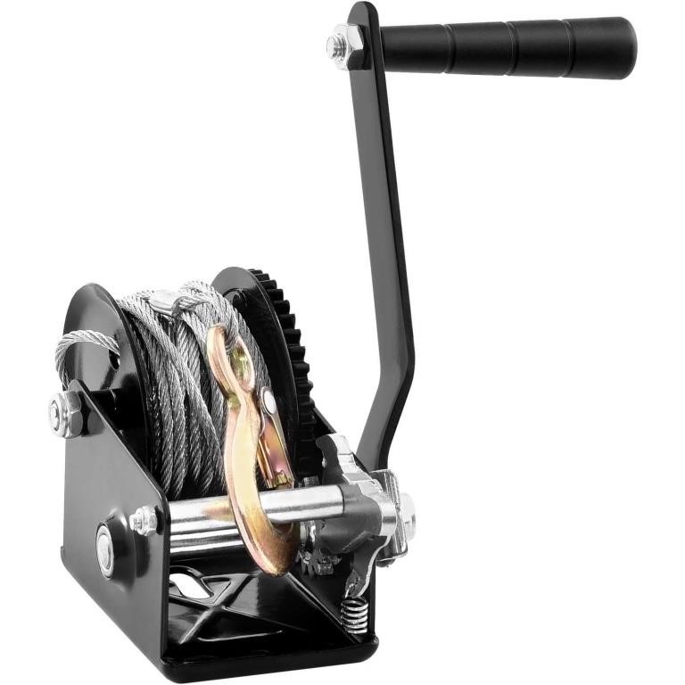 P841  SKYSHALO Hand Winch 800 lbs 33 ft Cable