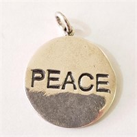 $100 Silver Peace Pendant
