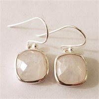 $120 Silver Moonstone Earrings