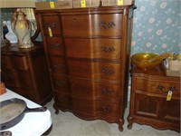 Cherry Versailles chest of drawers