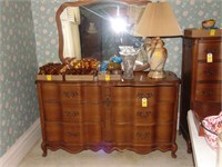 Cherry Versailles dresser with mirror