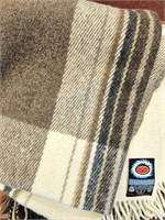 Berger Pledd 100% New Wool Blanket Norway