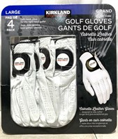 Signature Left Handed Golf Gloves Large 4 Pack