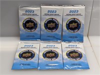 (6) 2023 Upper Deck National Hockey Card Day Packs