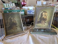 Vintage Jesus electric light (untested) and Jesus