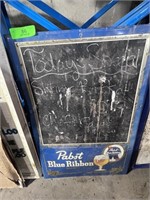 16"x20" Pabst Blue Ribbon Chalk Menu Board