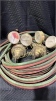 Welding regulators,torch,and hose