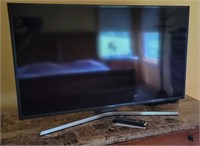 40" Samsung TV with remote.