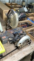 CRAFTSMAN MITER SAW, SKILSAW AND CLAMP