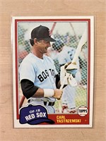 Carl Yastrzemski 1981 Topps