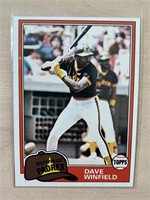 Dave Winfield 1981 Topps