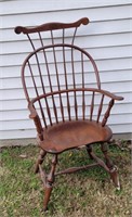 NIchols & Stone Mass Chair Headrest Wood Unique