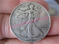 1942 walking liberty half-dollar