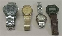 Four Watches Incl. Caravelle As Is