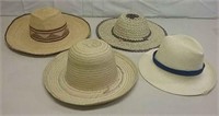 Four Ladies Garden Hats Made In Africa