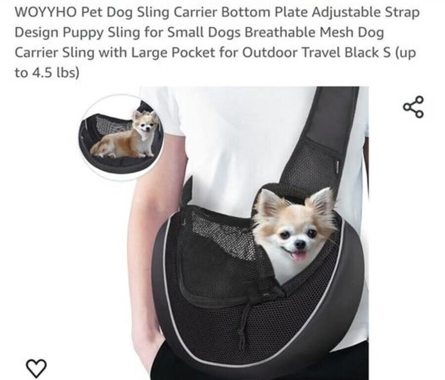 MSRP $24 Small Pet Carrier Sling
