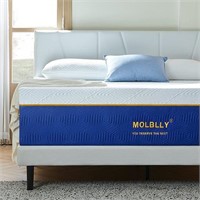 Molblly 12" Gel Memory Foam Mattress-Queen