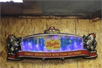 Stroh`s Beer Flashing Lighted Sign 37"Wide