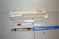 Three Fisher Scientific Hydrometers