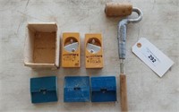 2 CHAMFER WOODTAPE PLANES- ROLLER AND 3 PLASPLUGS