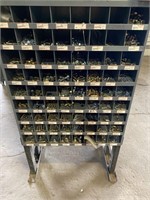 Metal cabinet, with contents