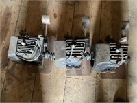 3 vintage washing machine motors, Complete