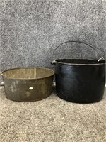 Metal And Cast Iron Pot