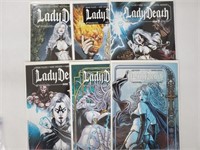 Lady Death #0, #9, #12, #18 & #23, Lot of 6