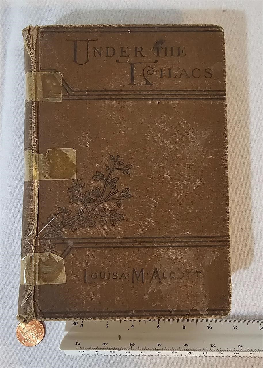 1916 Under the Lilacs, Louisa M. Alcott HC book